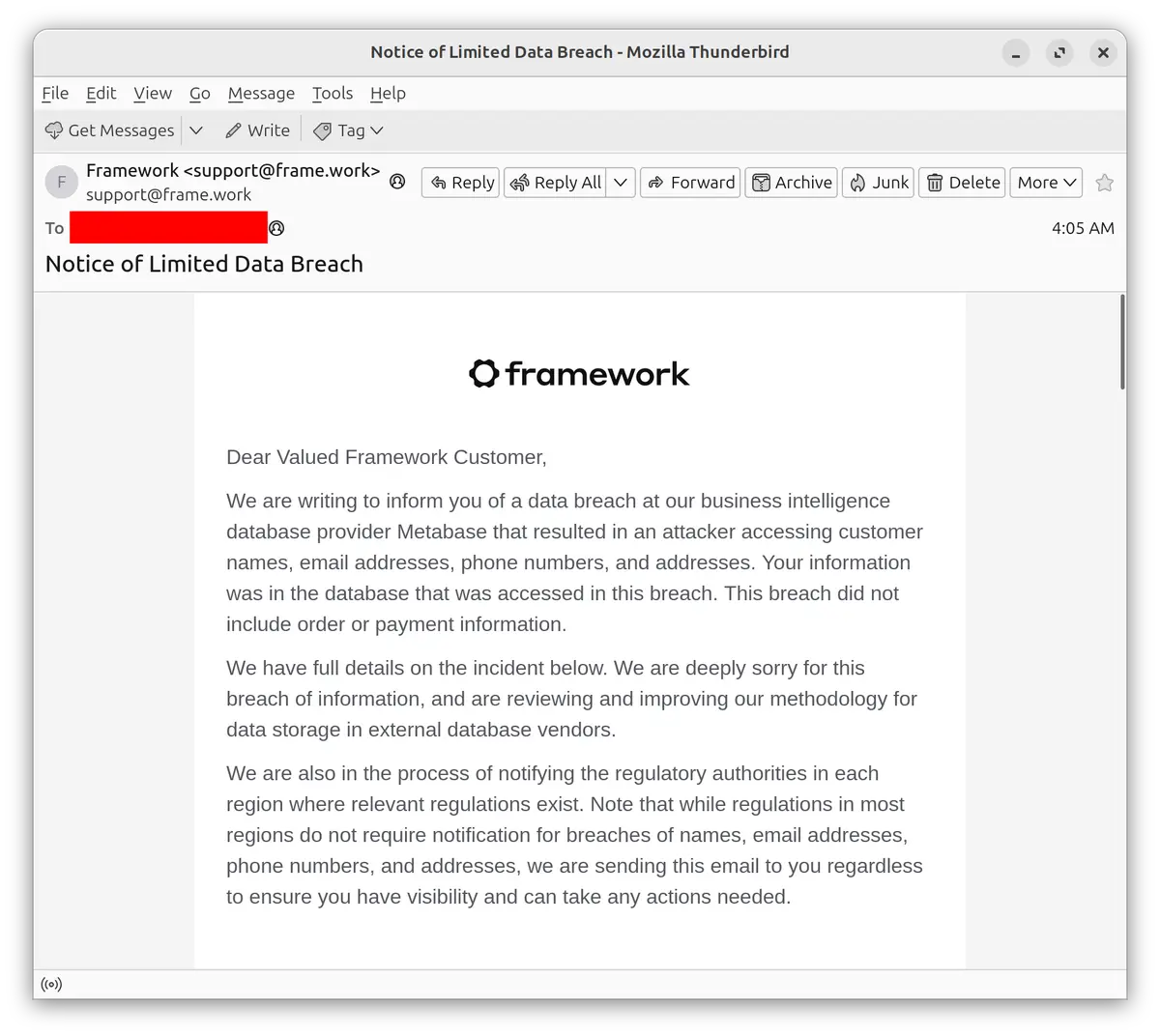 framework-email