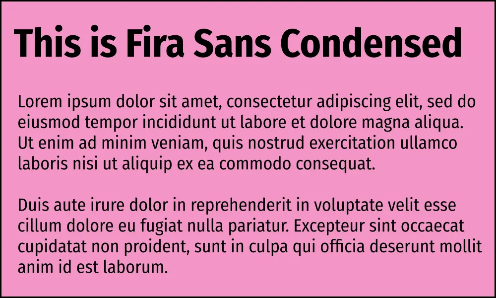 fira-sans-condensed-example